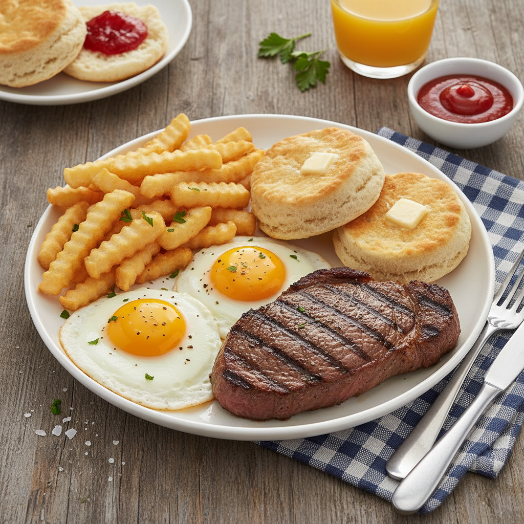 Steak & Egg Plate